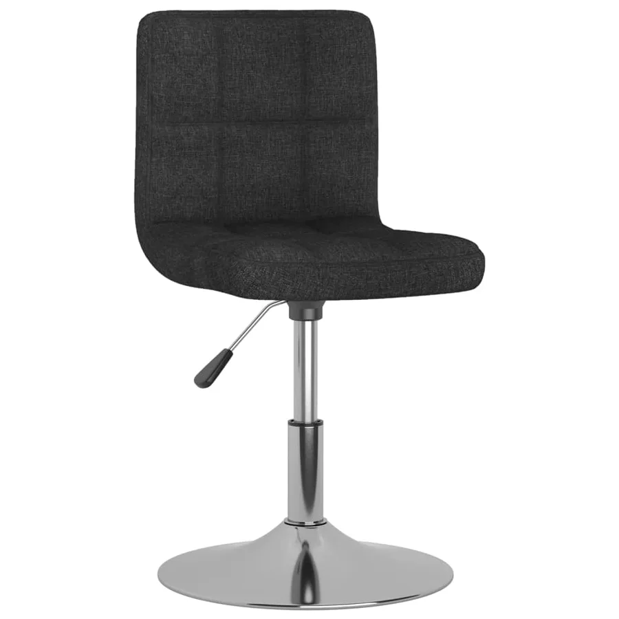 Chaises pivotantes à manger lot de 4 Noir Tissu - 2