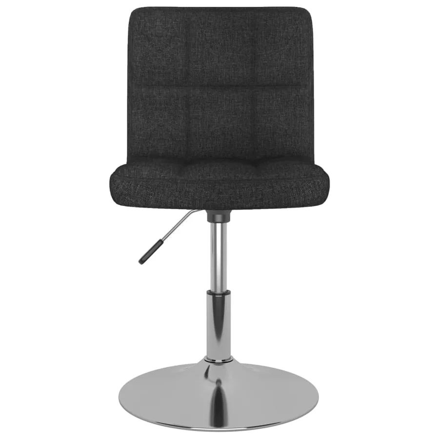Chaises pivotantes à manger lot de 4 Noir Tissu - 4