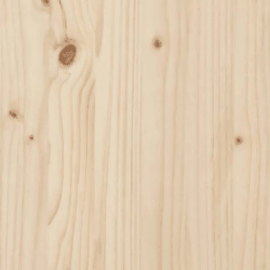 Cadre de lit à LED sans matelas 100x200 cm bois massif - 14