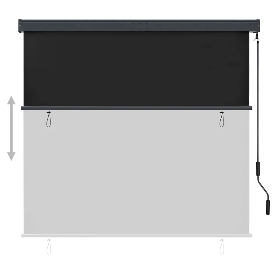 Store roulant d'extérieur 160x250 cm Anthracite - 3
