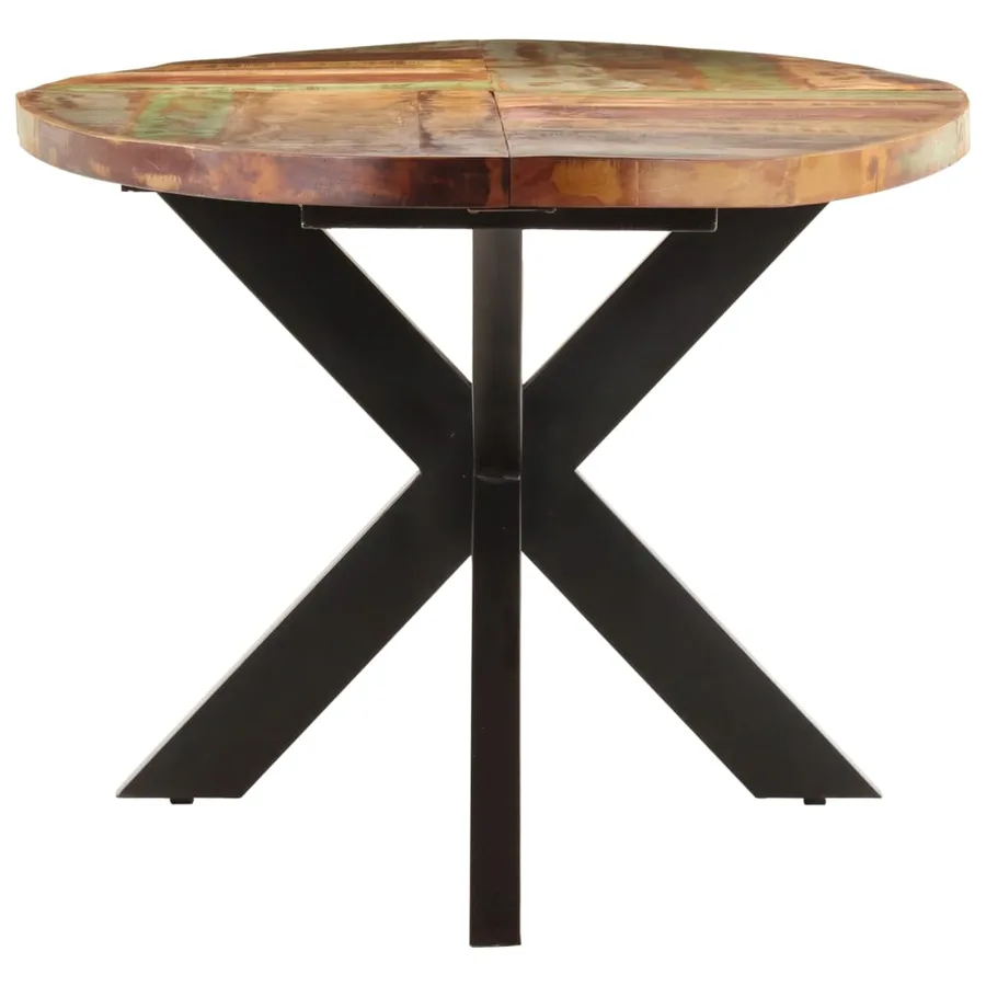 Table à dîner 240x100x75 cm Bois de récupération solide - 7