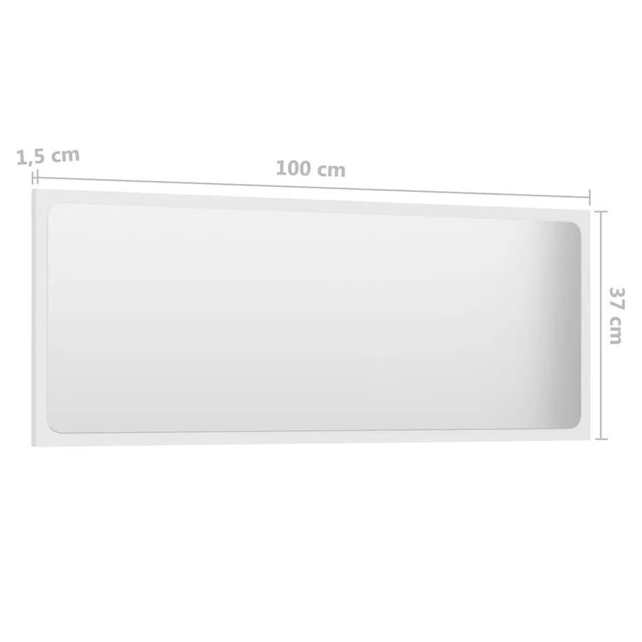 Ensemble de meubles de salle de bain Blanc Aggloméré - 15