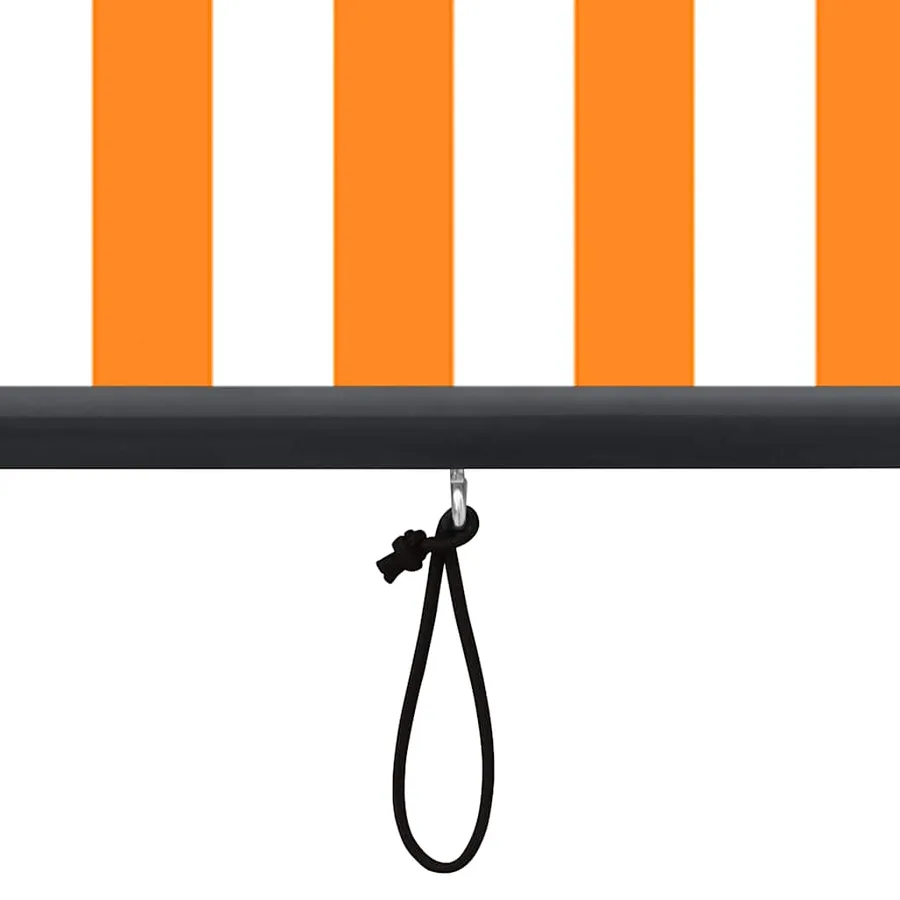 Store roulant d'extérieur 140x250 cm Blanc et orange - 8