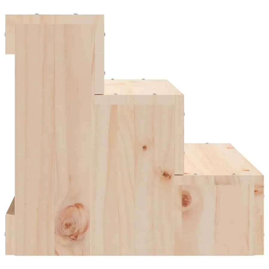 Escalier pour animaux de compagnie 40x37,5x35 cm Bois de pin - 5