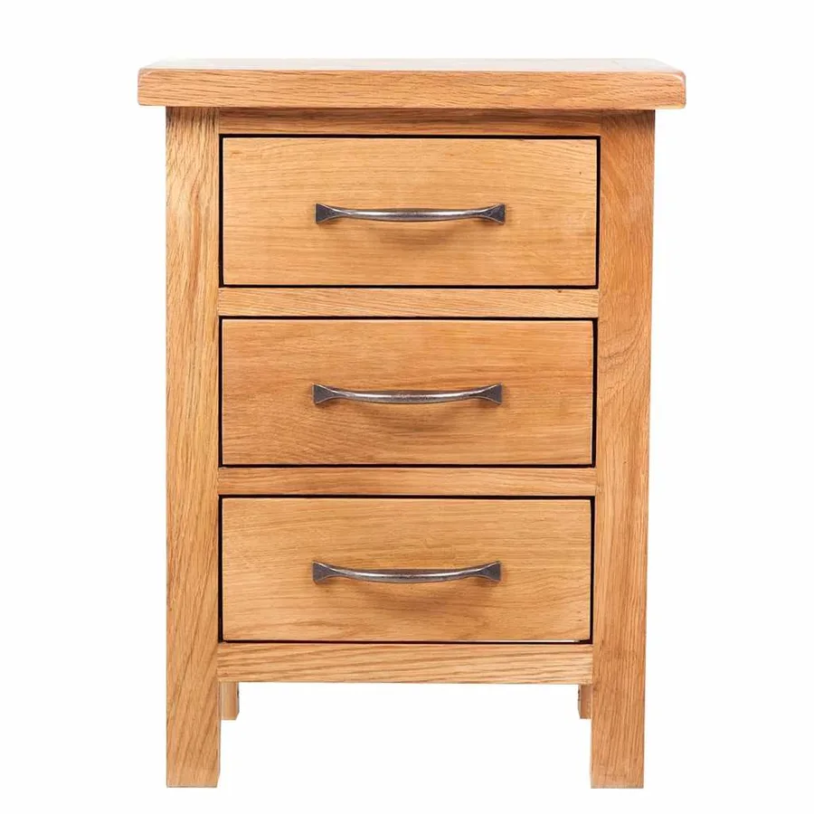 Tables de chevet 2 pcs 40x30x54 cm Bois de chêne massif - 4