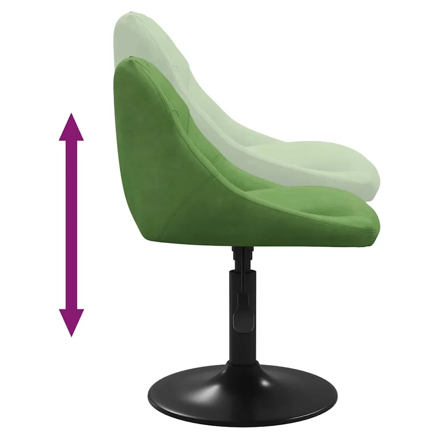Tabouret de bar Vert clair Velours - 6