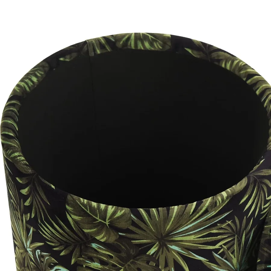 Tabouret de rangement rond Multicolore Tissu 31 x 37 cm - 6