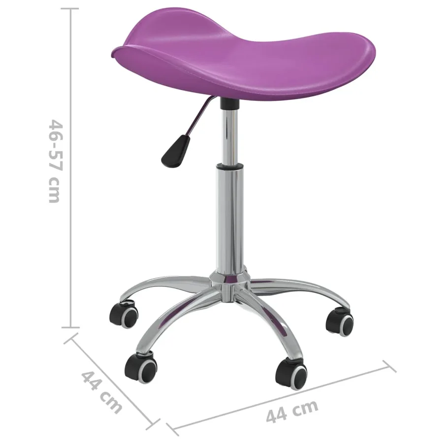 Chaise à manger pivotante Violet Similicuir - 8
