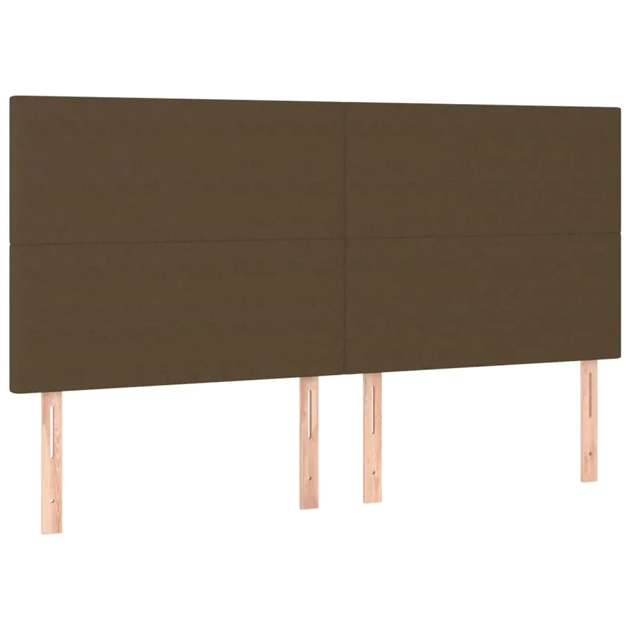 Sommier à lattes de lit avec matelas Marron foncé 180x200 cm - 5