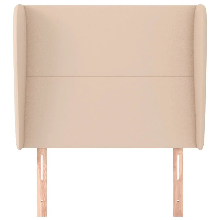 Tête de lit avec oreilles Cappuccino 93x23x118/128cm Similicuir - 3
