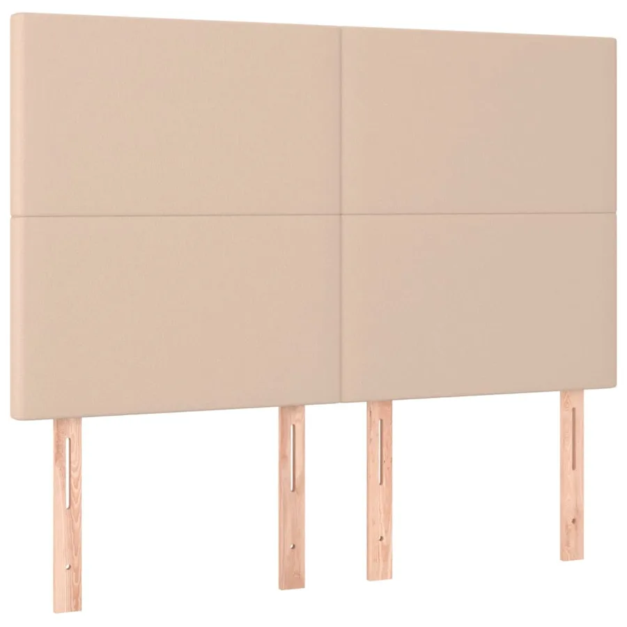 Sommier à lattes de lit avec matelas LED Cappuccino 140x190 cm - 7