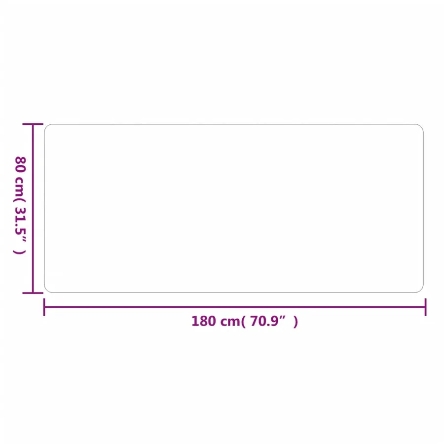 Tapis de couloir anthracite 80x180 cm - 6