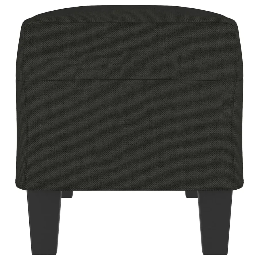 Banc Noir 100x35x41 cm Tissu - 4