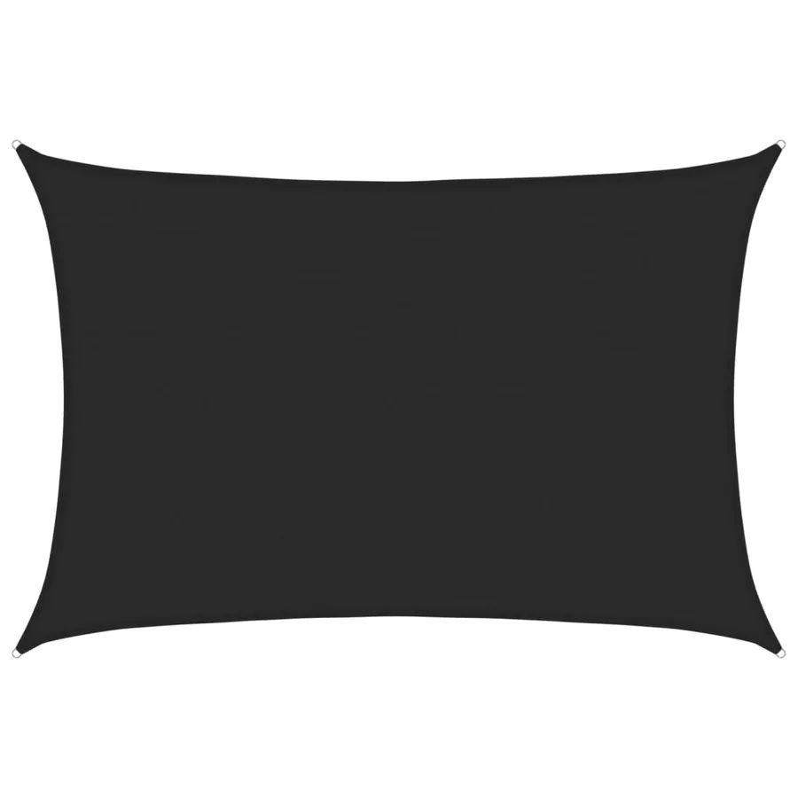 Voile d'ombrage 160 g/m² Noir 5x7 m PEHD - 2