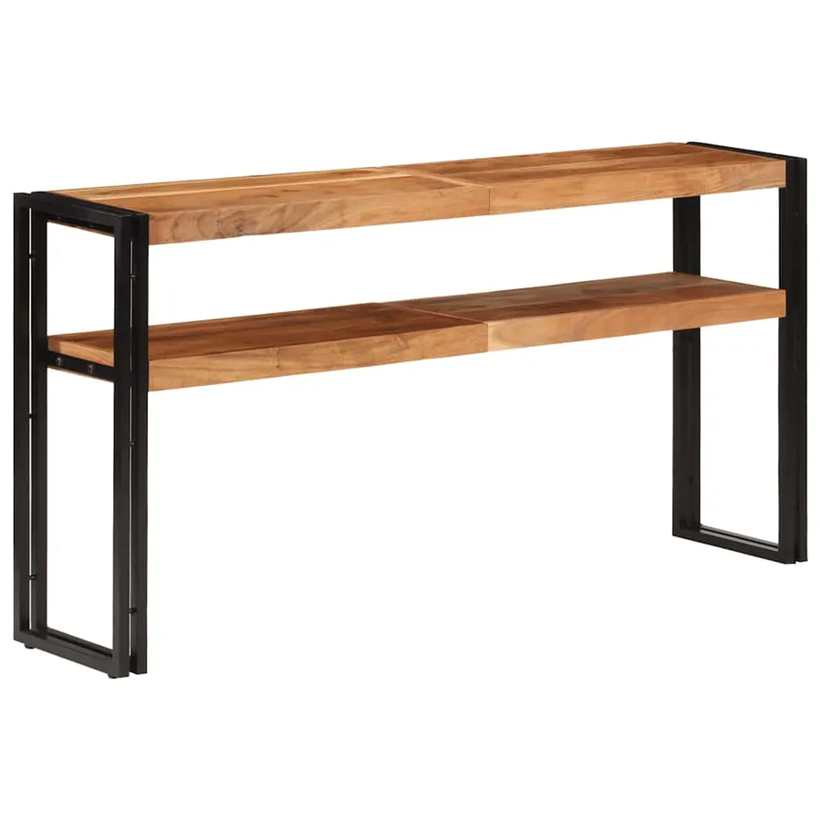 Table console 150x30x75 cm Bois d'acacia solide - 2