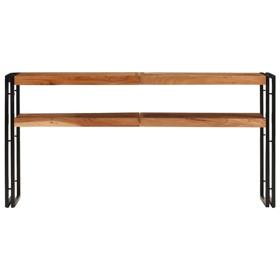 Table console 150x30x75 cm Bois d'acacia solide - 4