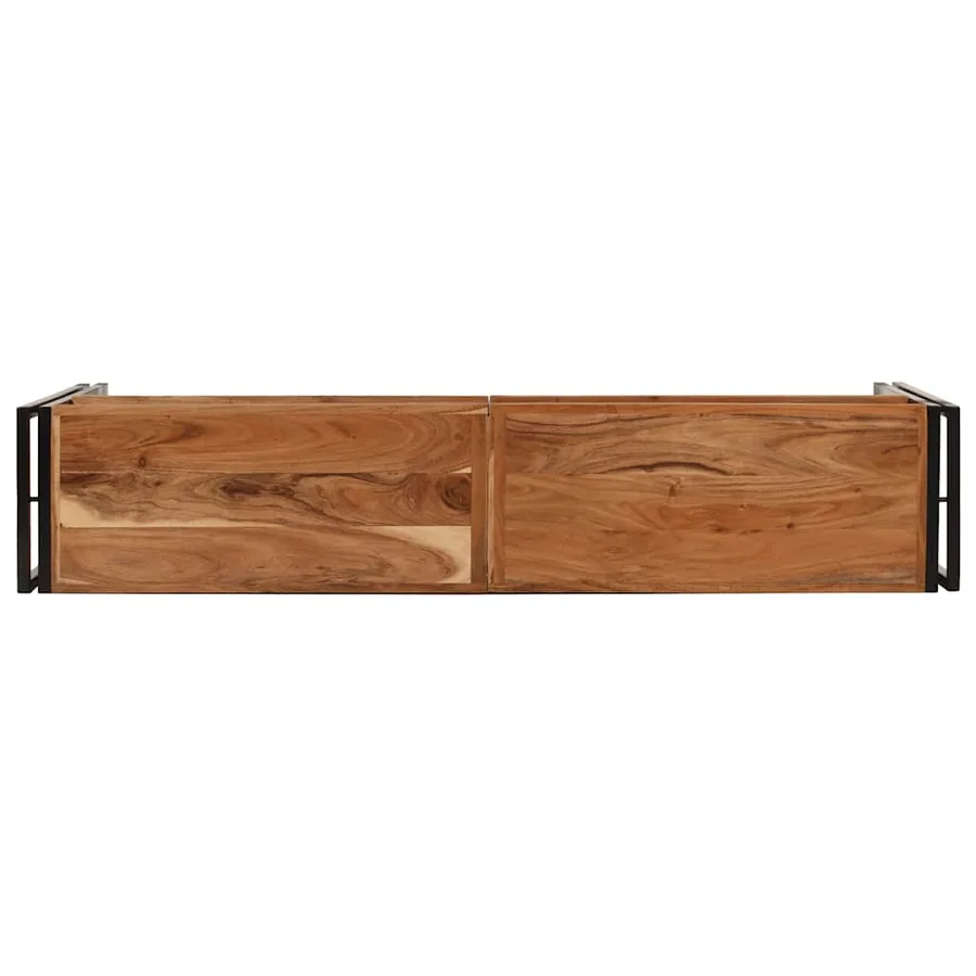 Table console 150x30x75 cm Bois d'acacia solide - 6