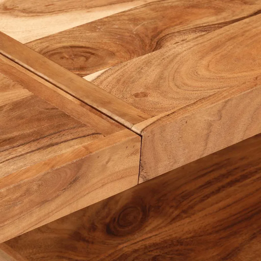 Table console 150x30x75 cm Bois d'acacia solide - 7