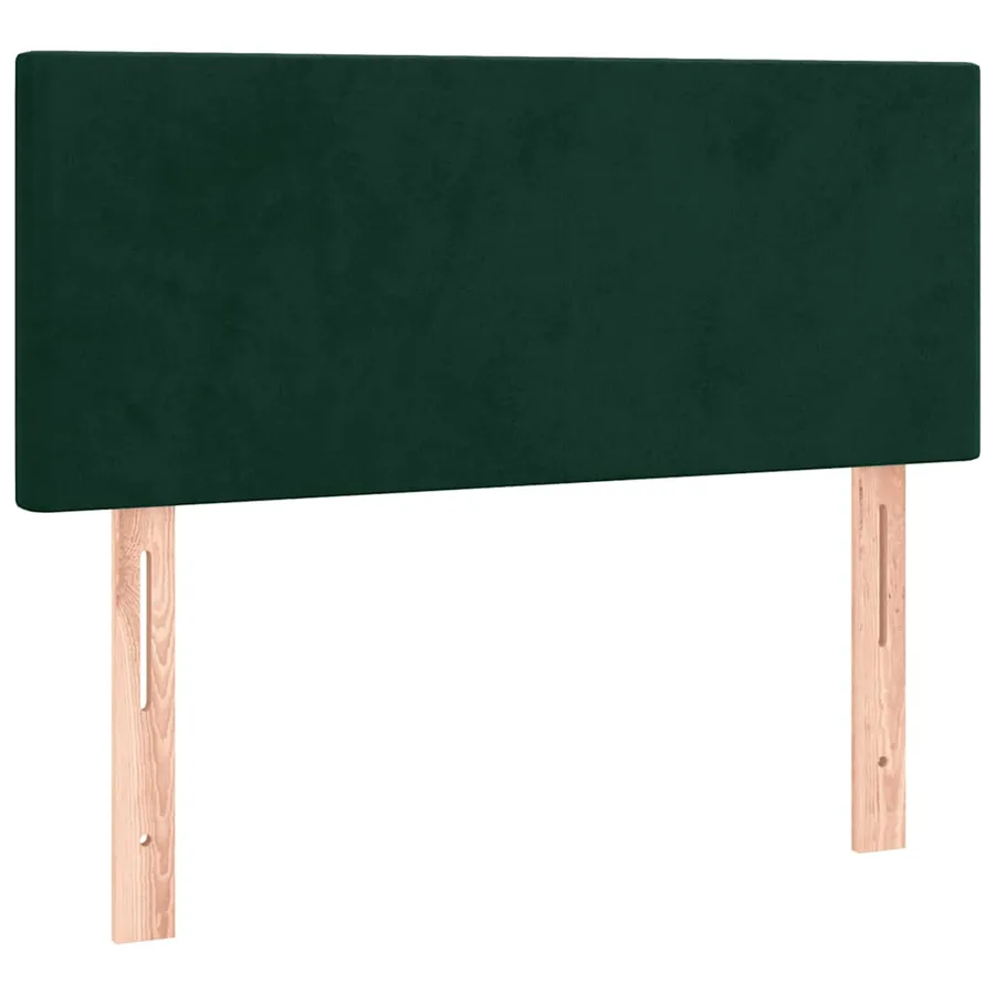 Sommier à lattes de lit avec matelas Vert foncé 90x190 cm - 6