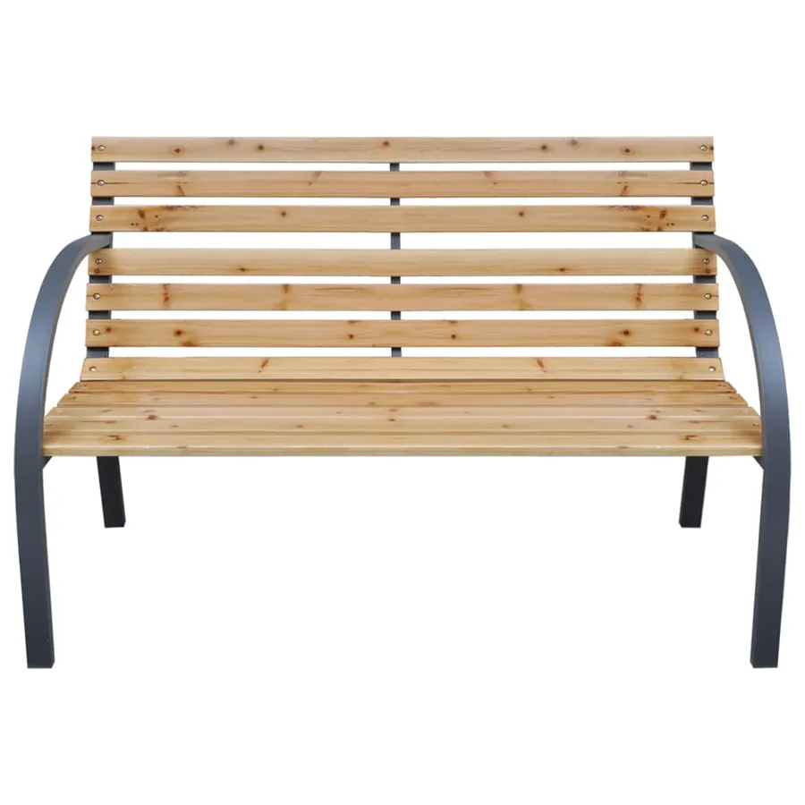 Banc de jardin 112 cm Bois de sapin massif - 2