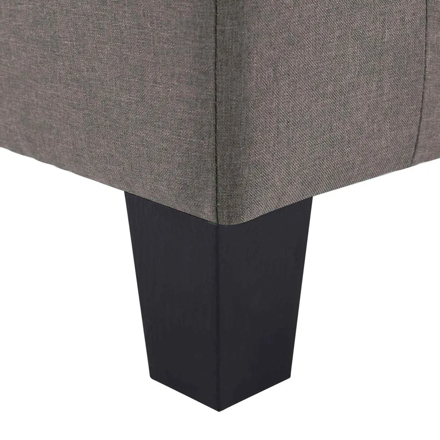 Canapé Taupe 5 places tissu - 7