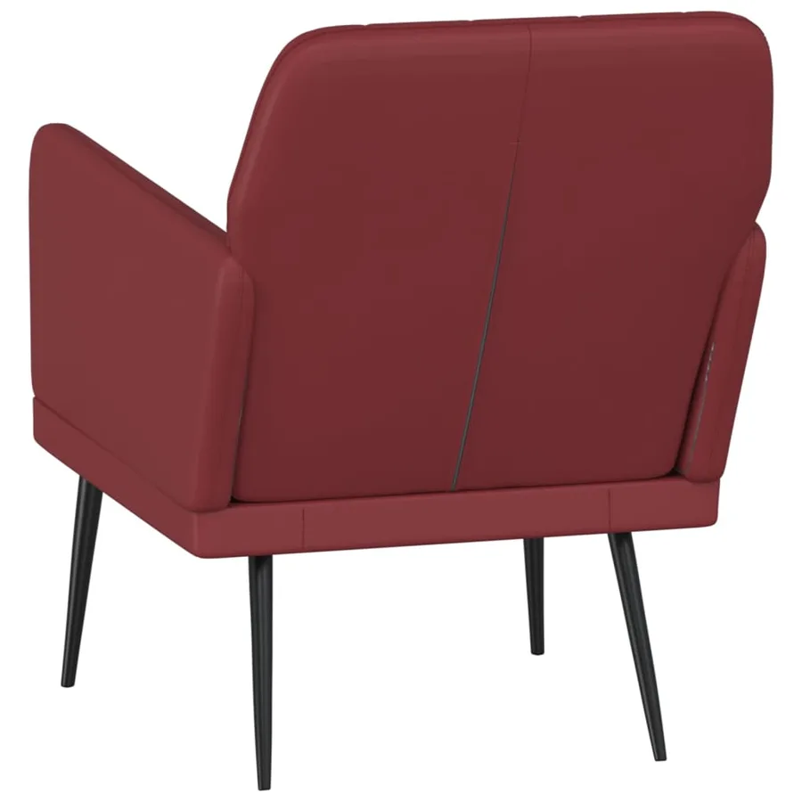 Fauteuil Bordeaux 61x78x80 cm Similicuir - 5