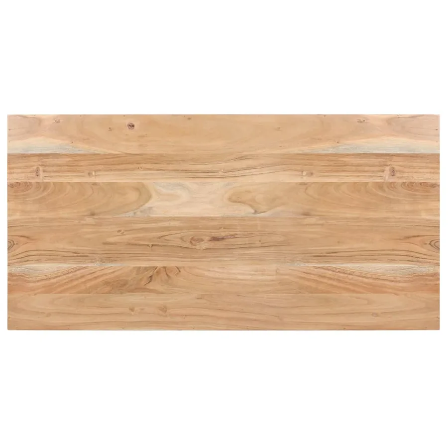 Table de salle à manger 120x60x76 cm Bois solide d'acacia - 3