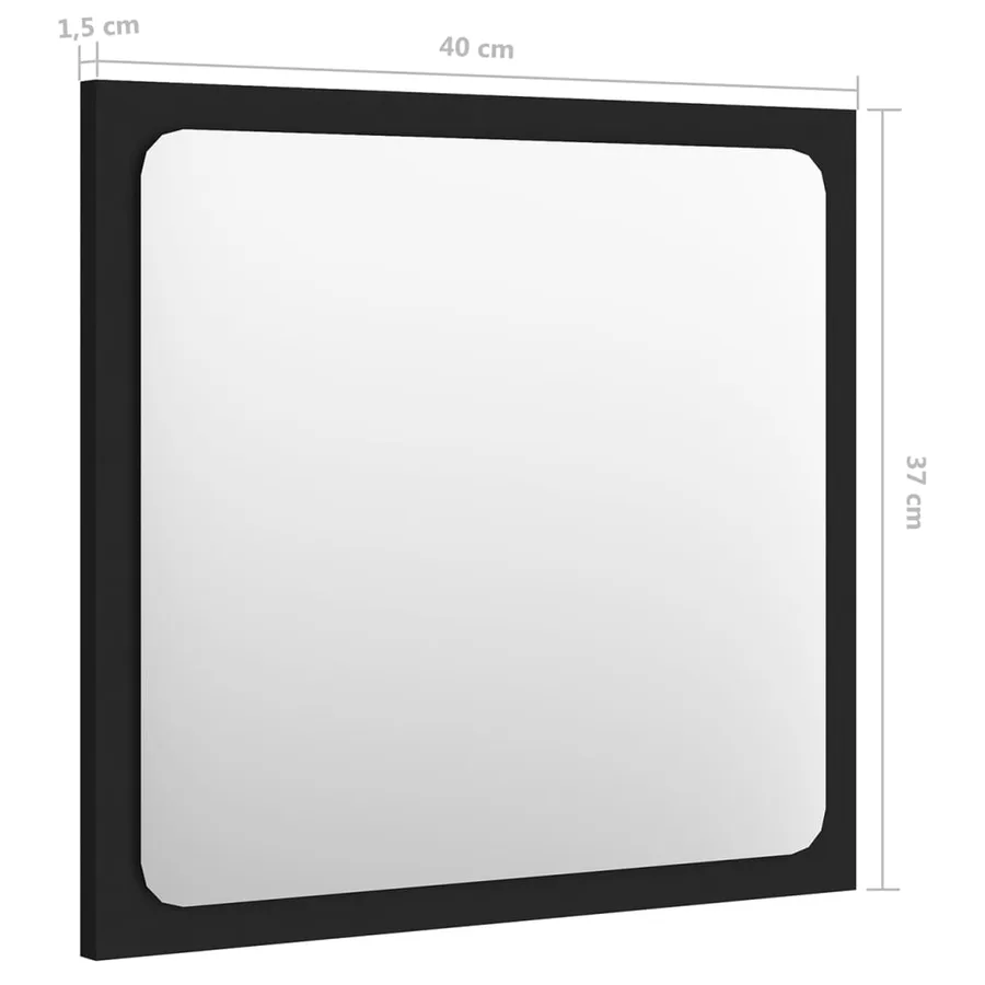 Ensemble de meubles de salle de bain Noir Aggloméré - 14