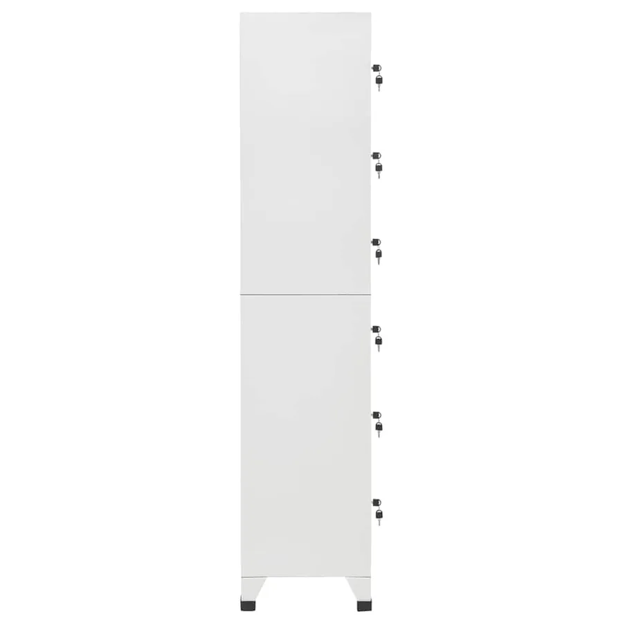Armoire à casiers Gris clair 38x40x180 cm Acier - 3
