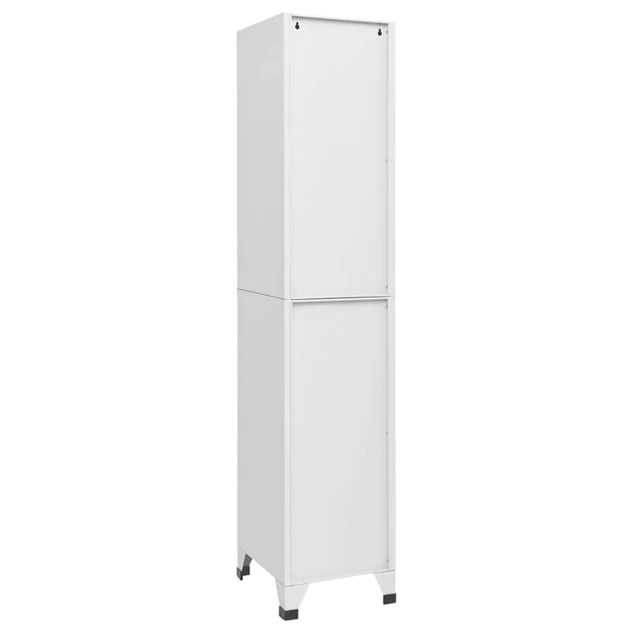 Armoire à casiers Gris clair 38x40x180 cm Acier - 4