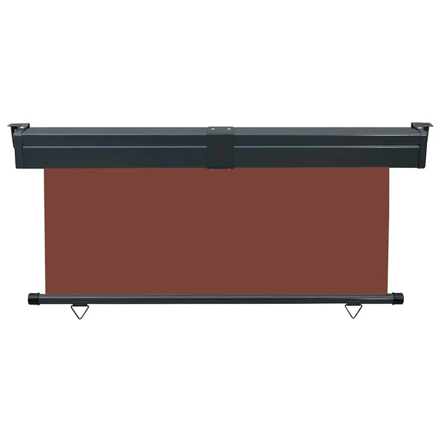 Auvent latéral de balcon 175x250 cm Marron - 4