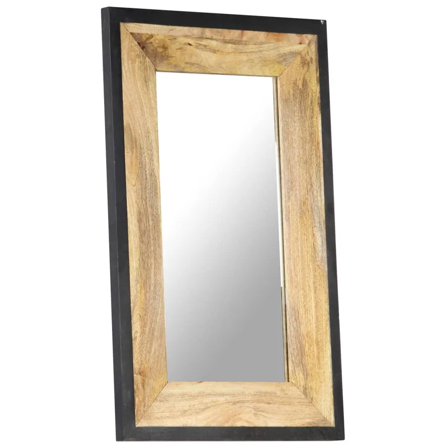 Miroir 80x50 cm Bois de manguier massif - 8