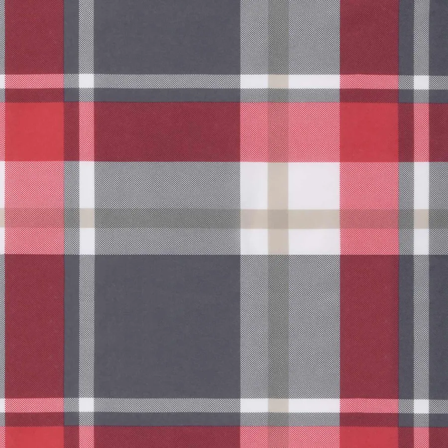 Coussin de transat ensoleillé Rouge et gris 178 x 60 x 4 cm - 8