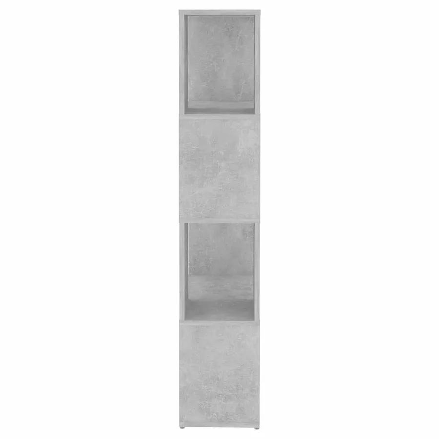 Bibliothèque/Séparateur de pièce Gris béton 60x24x124,5 cm - 6