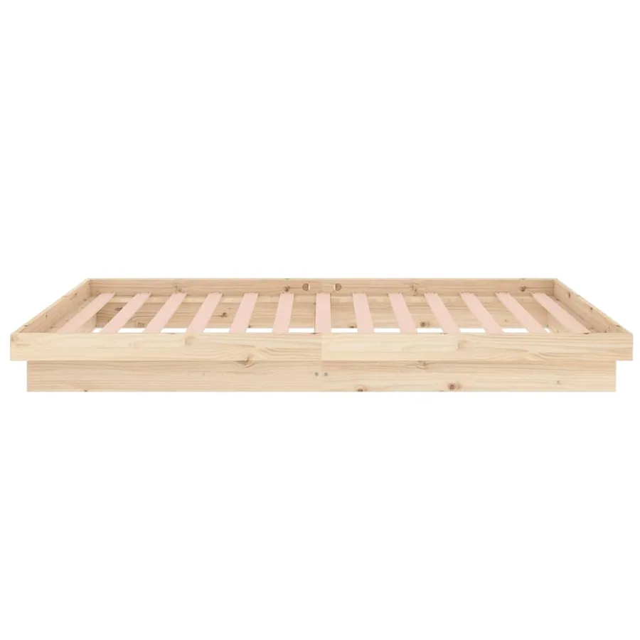 Cadre de lit Bois massif 90x200 cm - 6