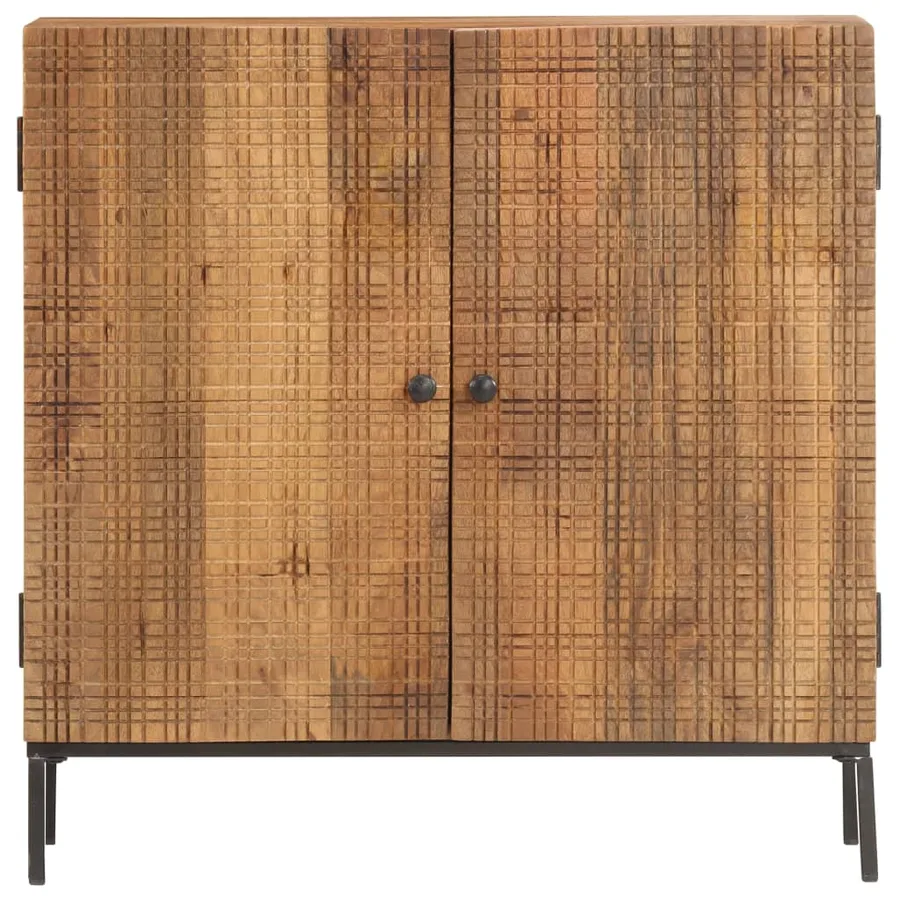 Buffet 75 x 30 x 75 cm Bois de manguier massif - 2