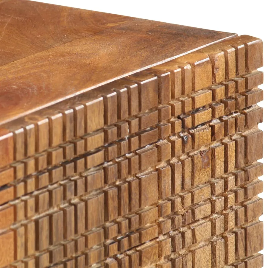 Buffet 75 x 30 x 75 cm Bois de manguier massif - 6