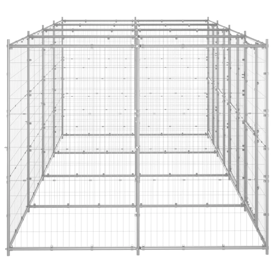 Chenil extérieur Acier galvanisé 9,68 m² - 3