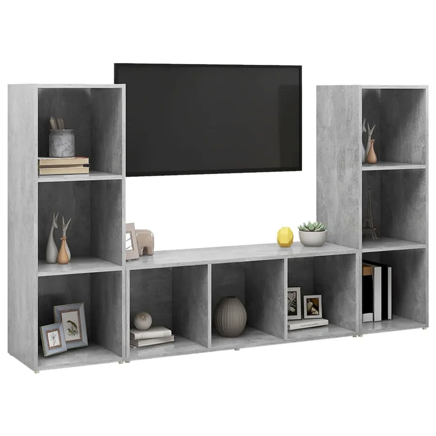 | Meuble TV | 3 pcs 37 x 35 x 107.5 cm - 3