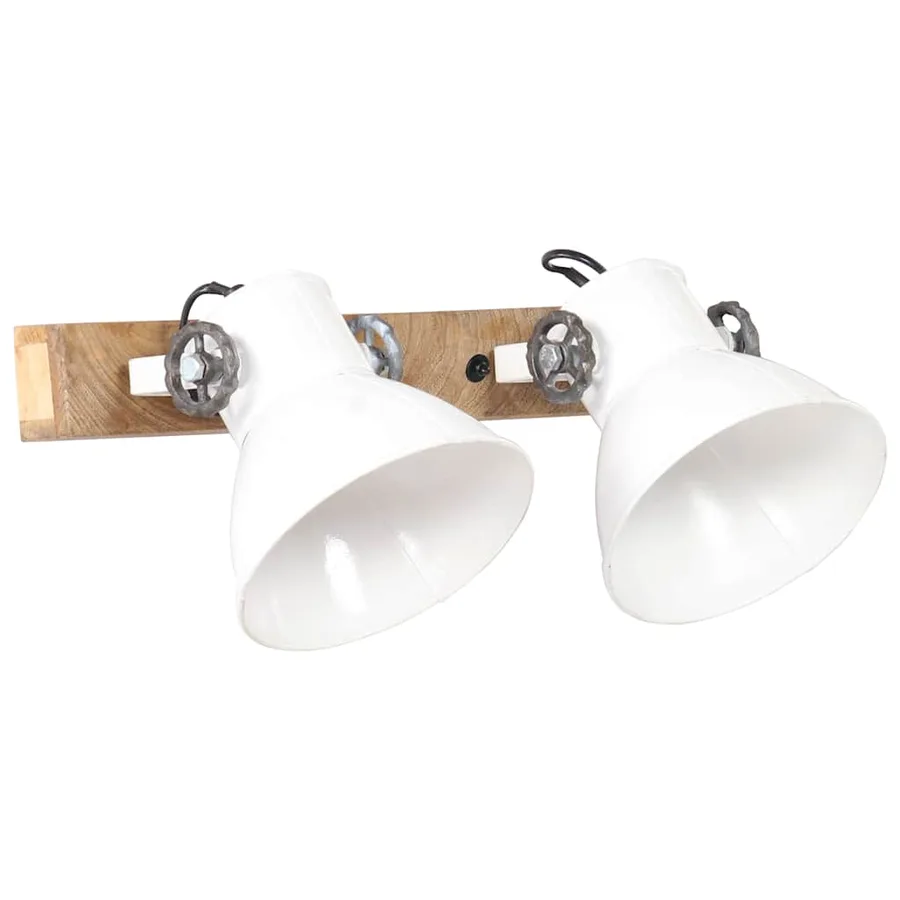 Lampe murale industrielle Blanc 45x25 cm E27 - 2