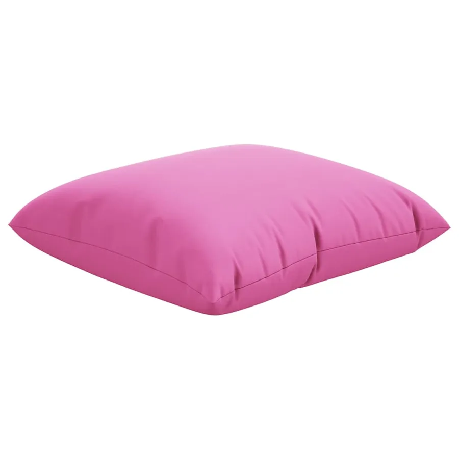 Coussins Éparpillés 4 pcs Rose 60 x 60 cm Tissu en Polyester - 4