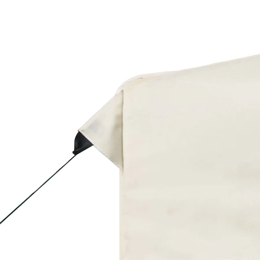 Tente de réception pliable Aluminium 2 x 2 m Crème - 3