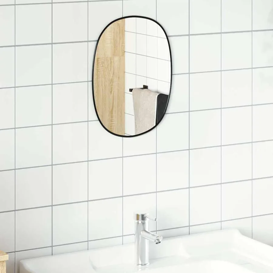 Miroir mural Noir 30x25 cm - 3