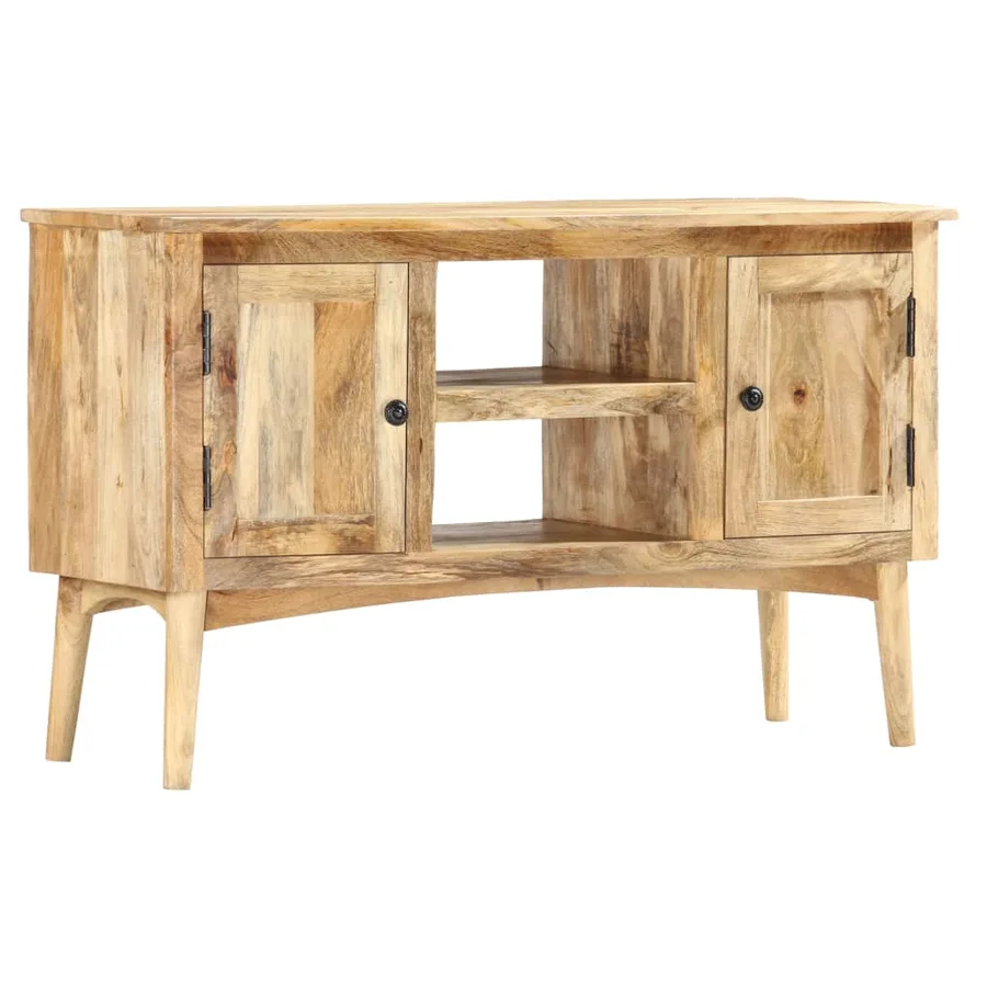 Buffet 100x35x60 cm Bois de manguier massif - 10