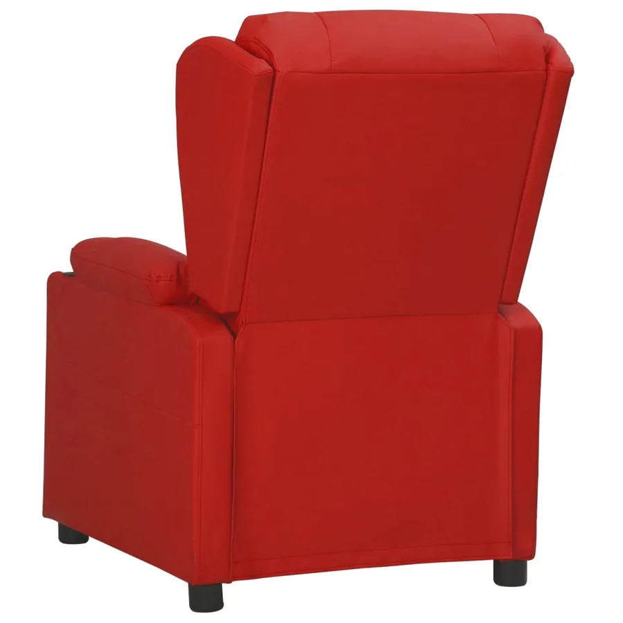 Fauteuil inclinable Rouge bordeaux Similicuir - 3