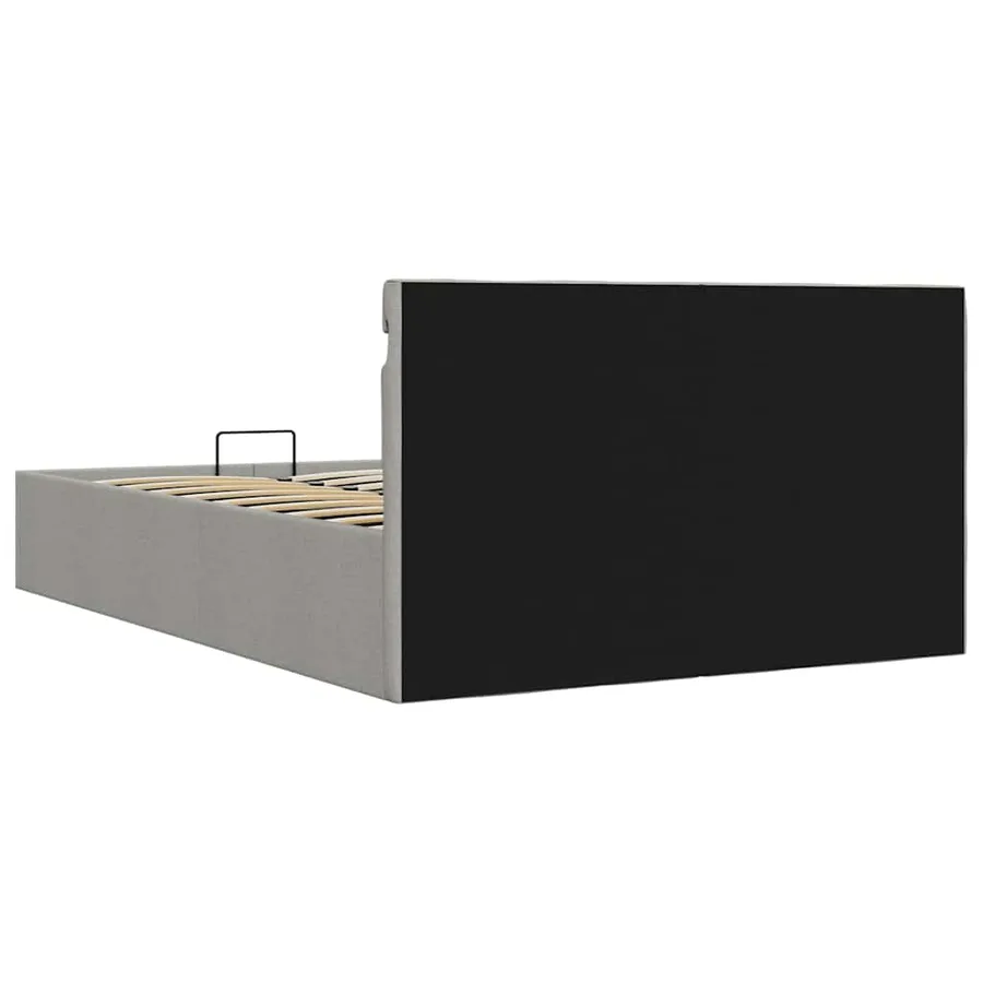 Cadre de lit à rangement hydraulique sans matelas 140x200 cm - 8