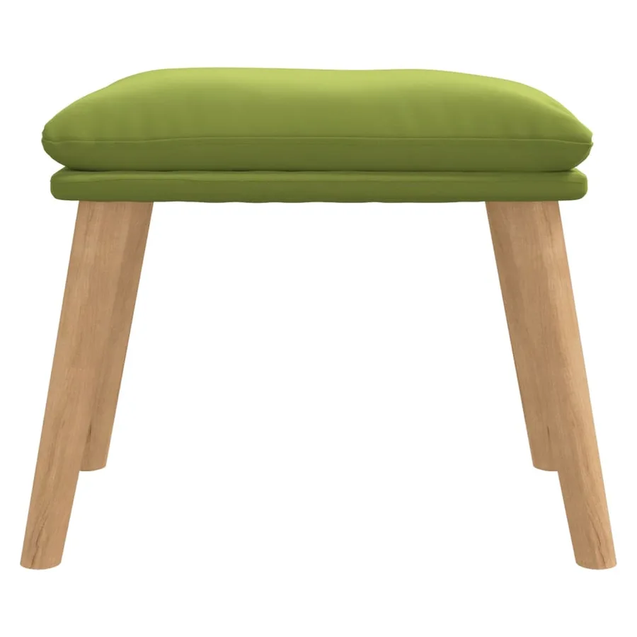 Repose-pied Vert clair 45x29,5x35 cm Velours - 3