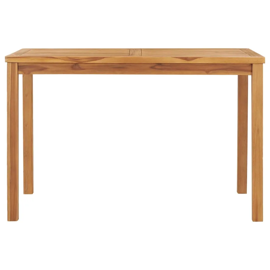 Ensemble de salle à manger de jardin 5 pièces 120 x 70 cm en bois de teck massif - 11