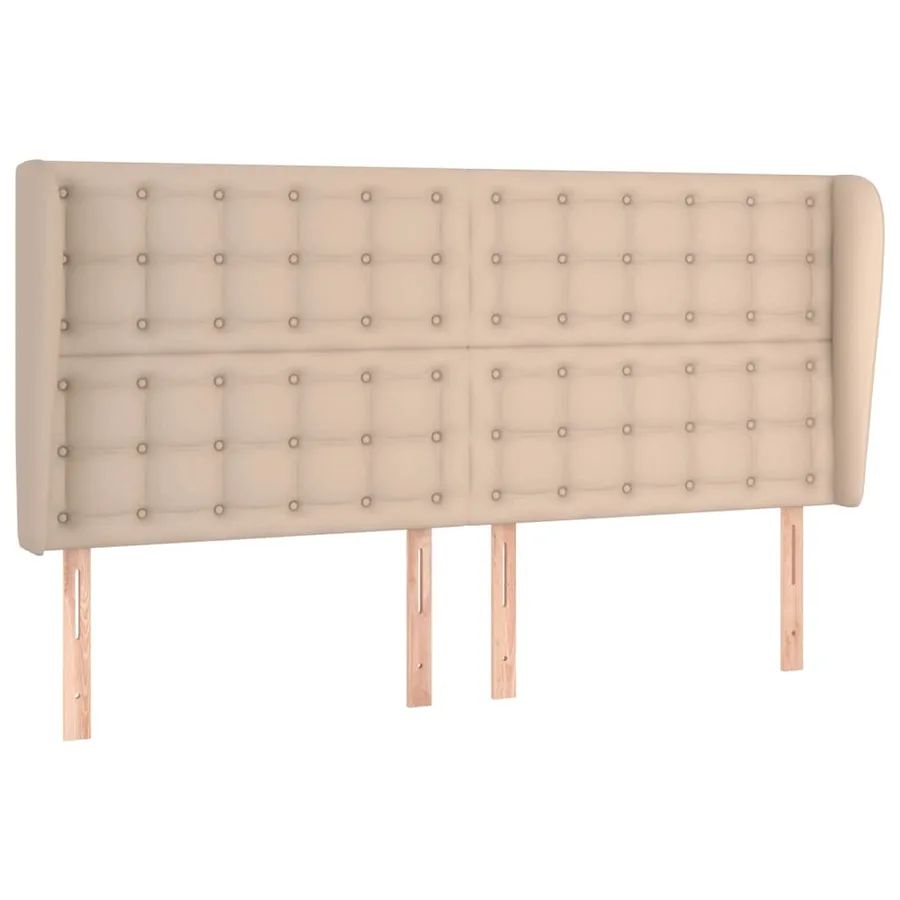 Tête de lit avec oreilles Cappuccino 203x23x118/128 cm - 2