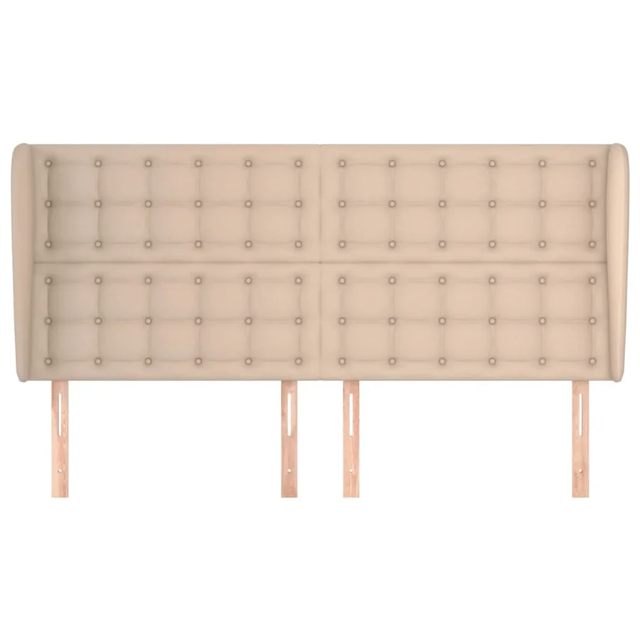 Tête de lit avec oreilles Cappuccino 203x23x118/128 cm - 3